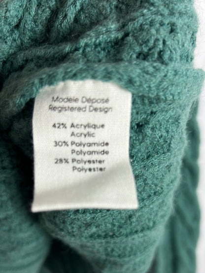 INDIE+MOI. Jersey verde flores bordadas. T 1(S)