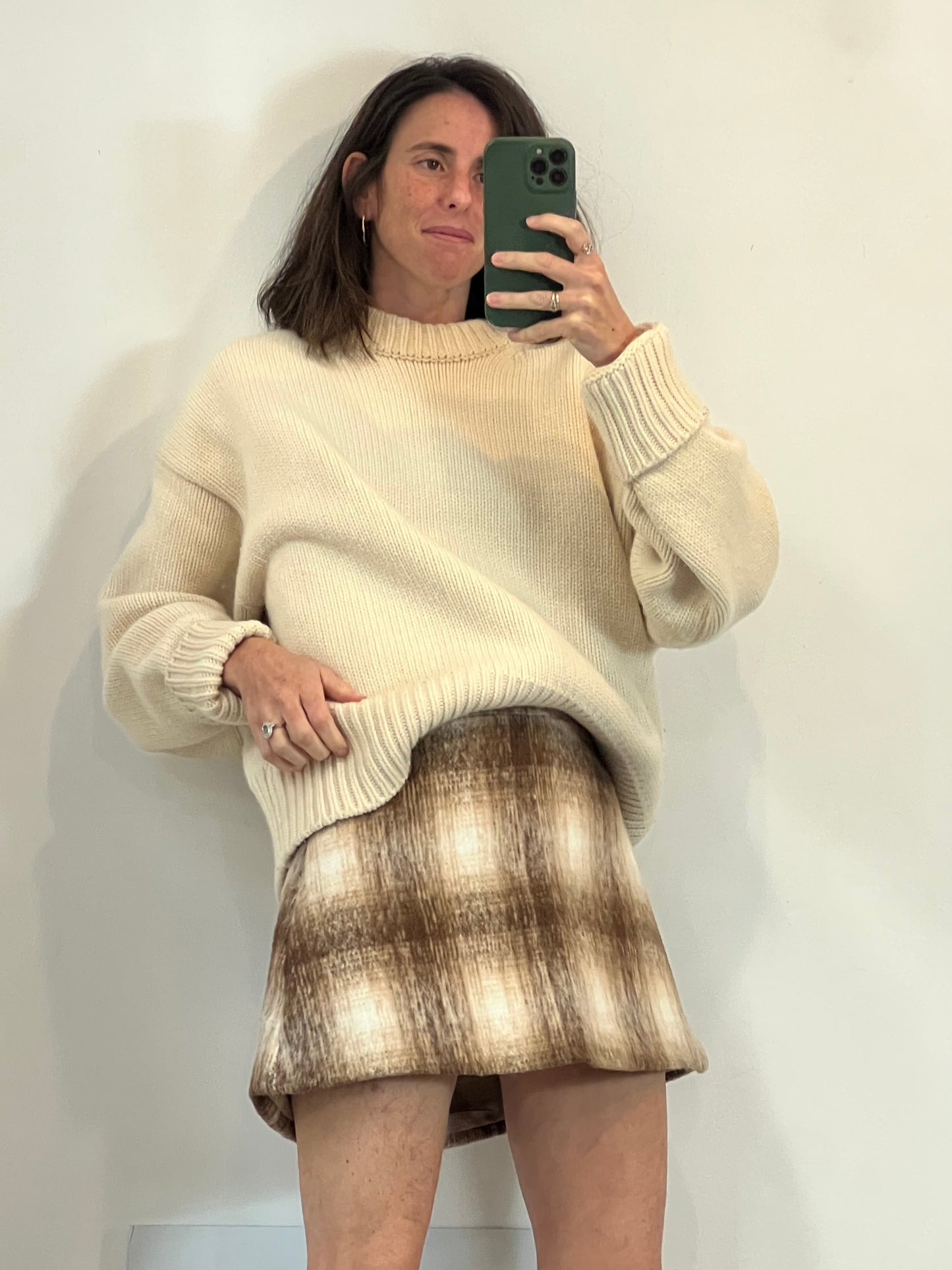 IMAN. White ribbed top Tm