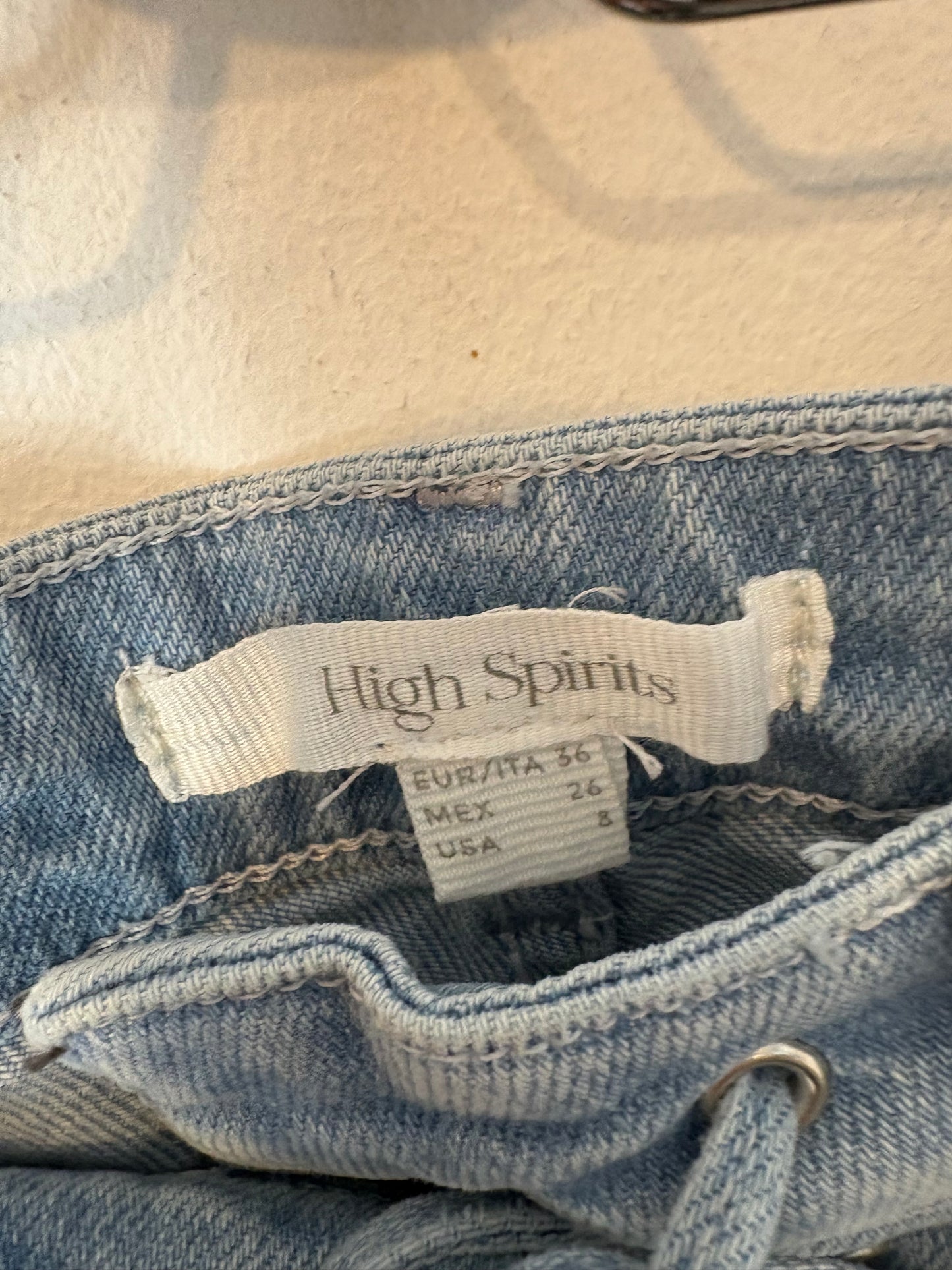 HIGH SPIRITS. Denim flare claro