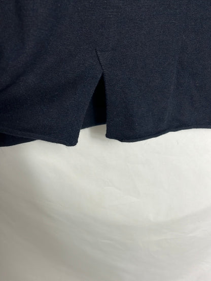 THE HIP TEE. Blue lettering jersey. TM/L