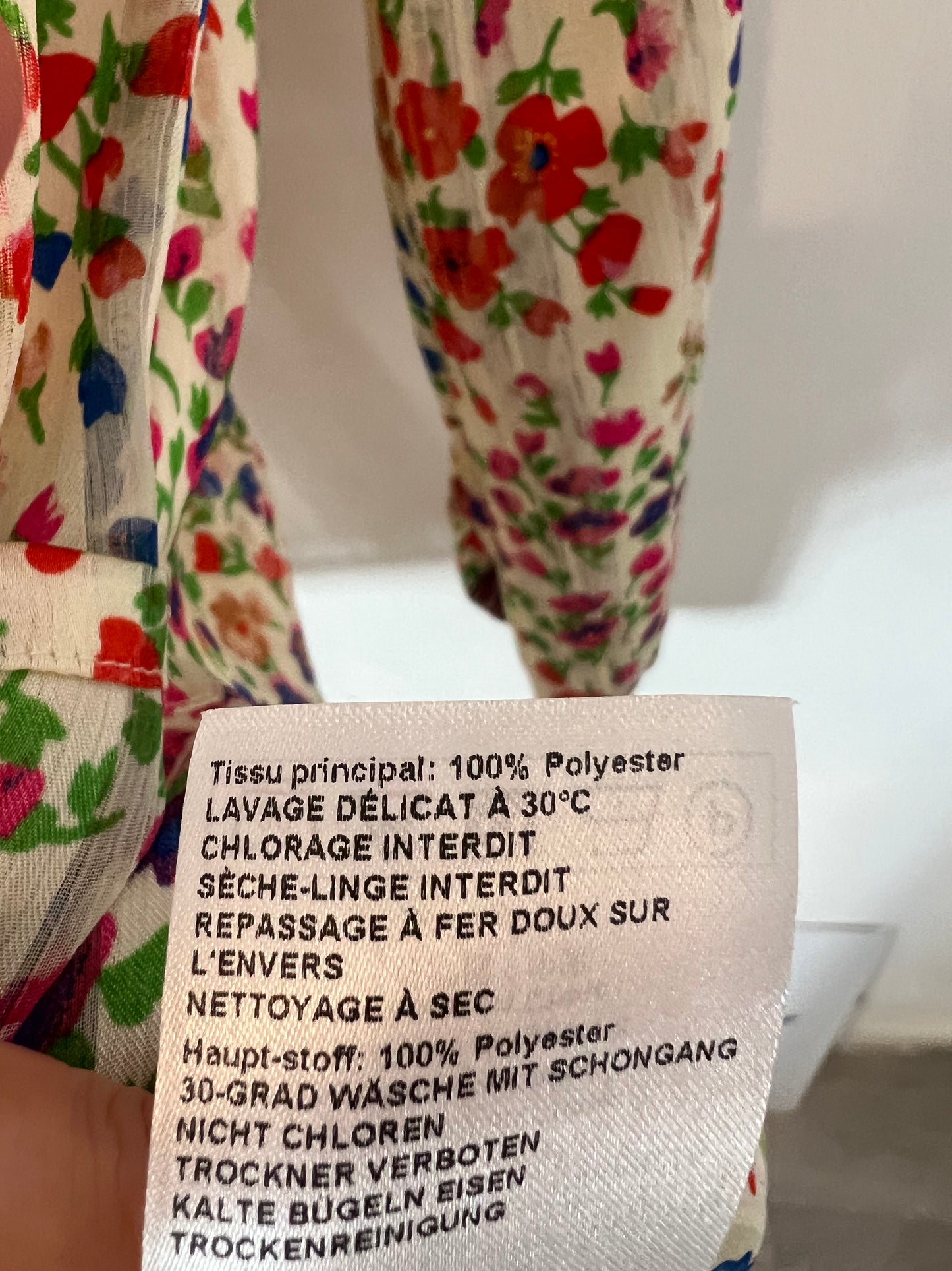 BA&amp;SH. Flowy floral blouse T.0 (xs)