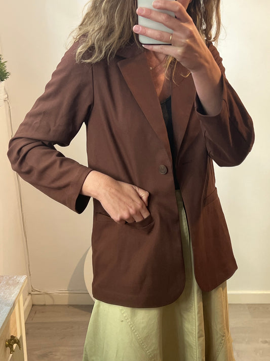 MONKI. Blazer marrón T.xxs