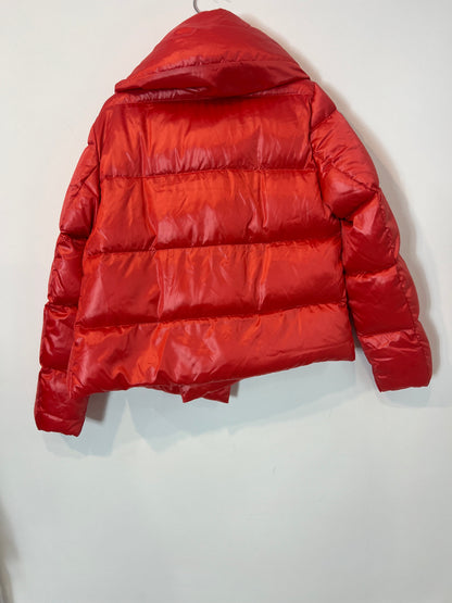 MARELLA. Plumífero rojo metalizado T S