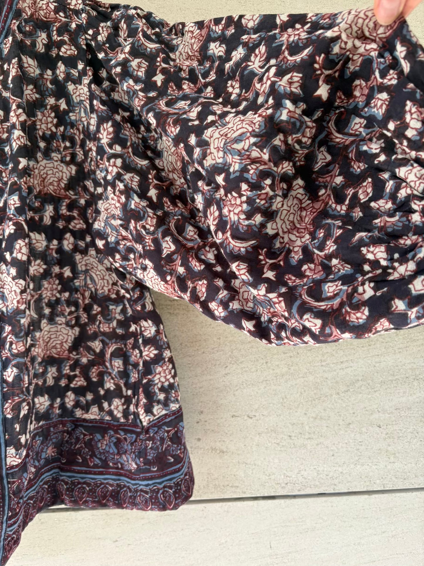 M.A.B.E. Chaqueta algodón estampada volumen