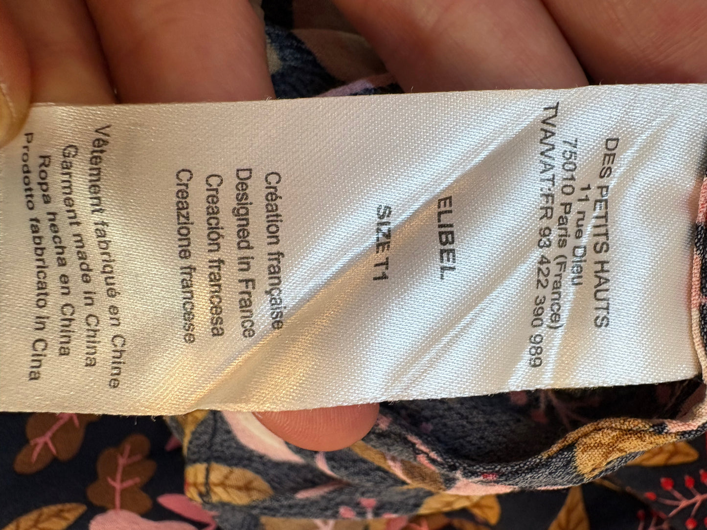 DES PETITS HAUTS. Printed flowing trousers. TS