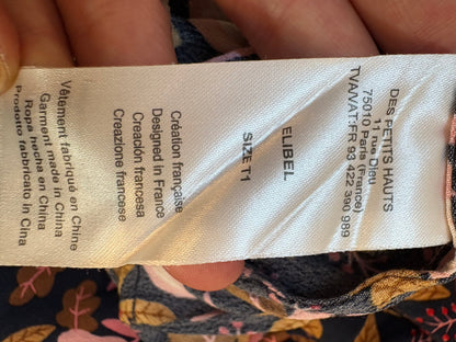 DES PETITS HAUTS. Printed flowing trousers. TS