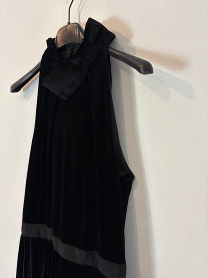 TED BAKER. Vestido terciopelo halter