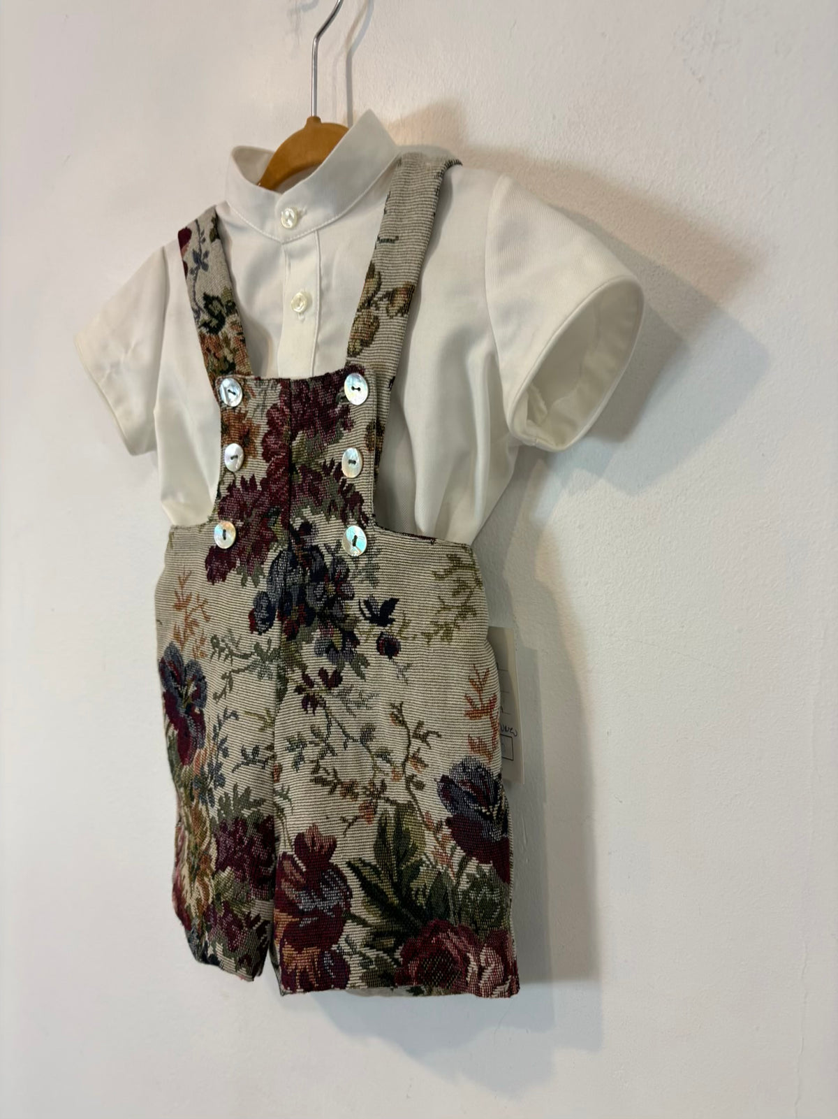 COPO CREACIONES. Conjunto niño paje. T 12 meses
