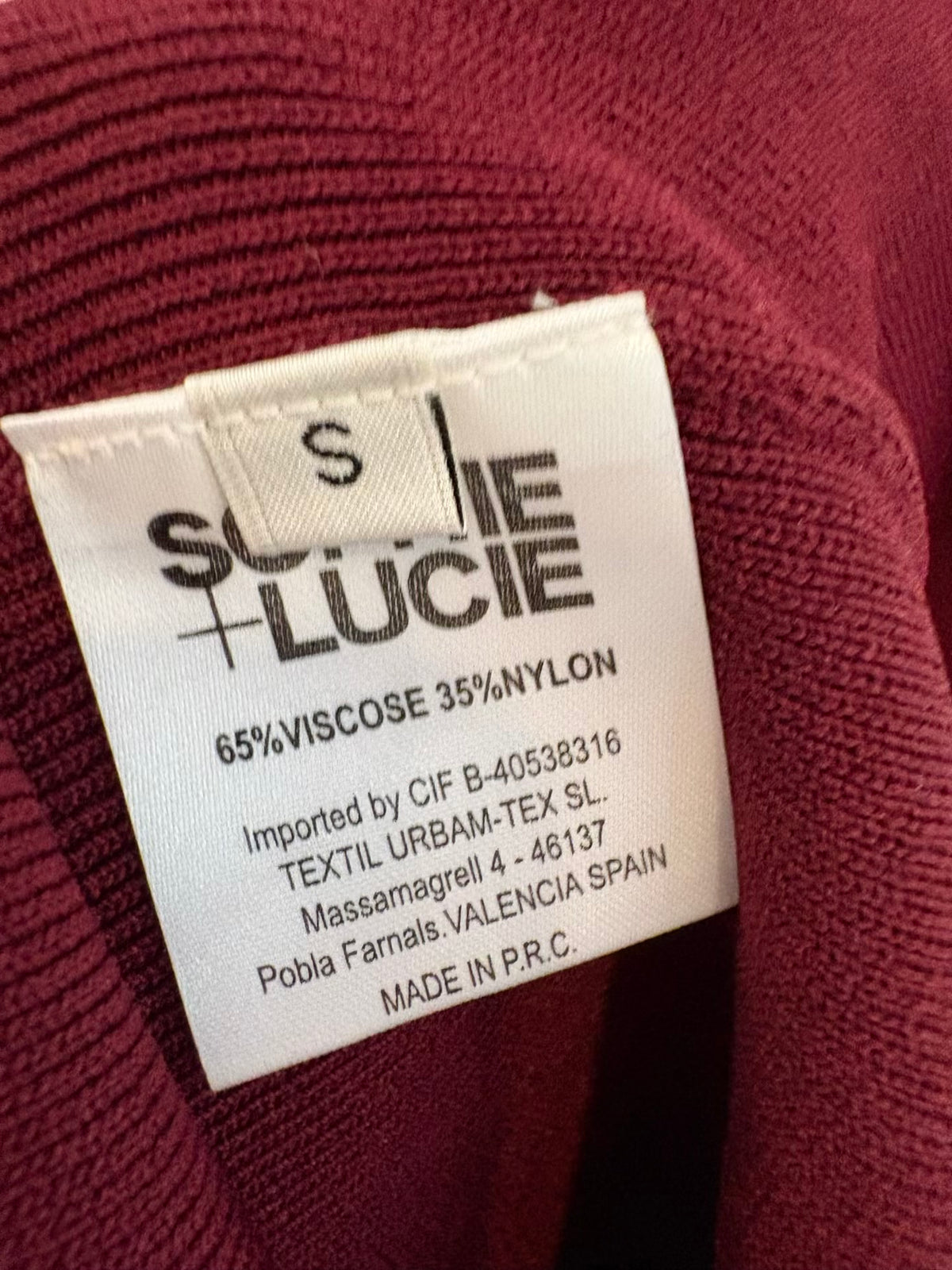 SOPHIE & LUCIE. Vestido largo punto brudeos