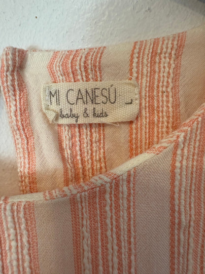 MI CANESÚ. Blusa textura detalle mangas