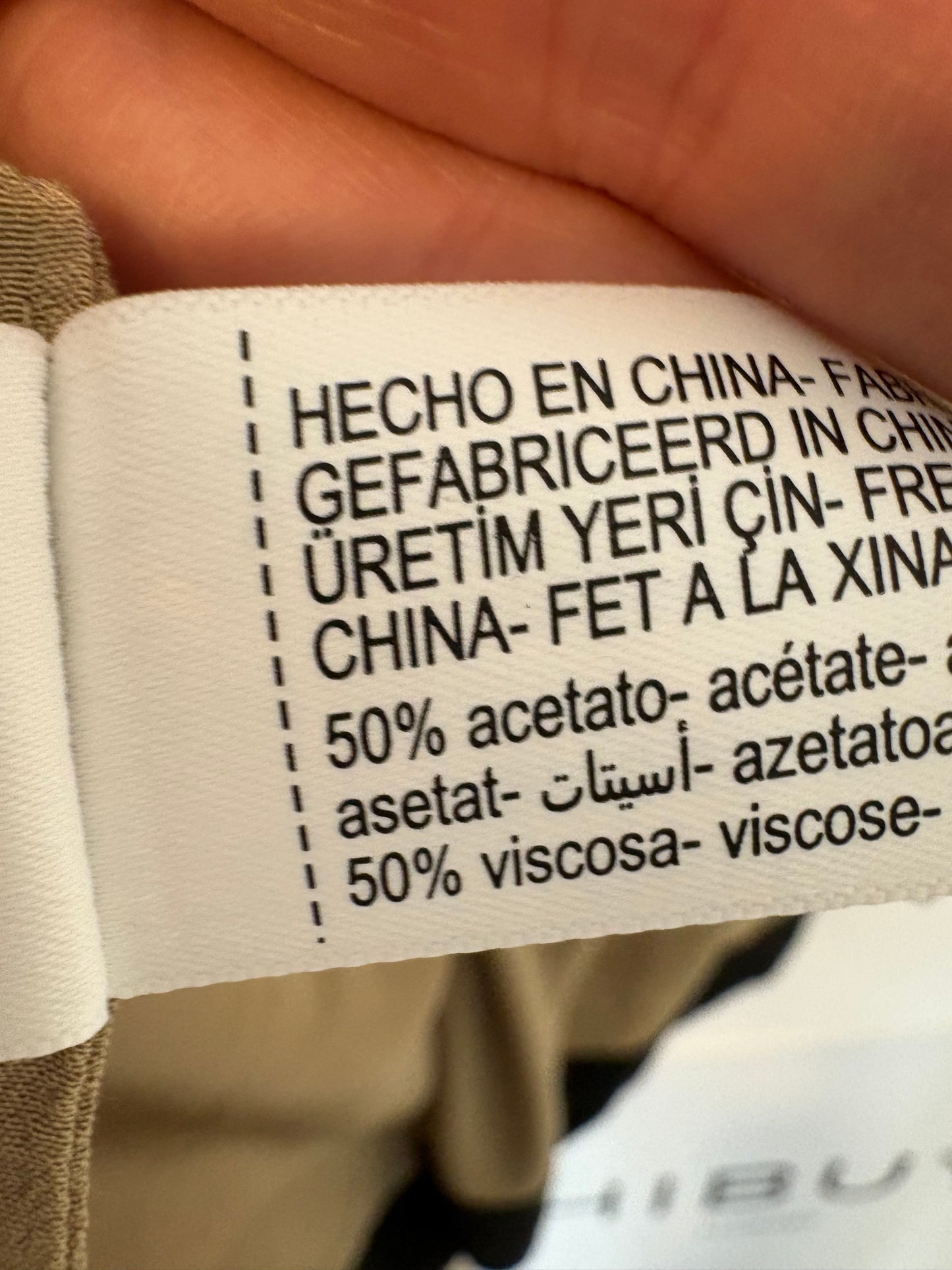 MASSIMO DUTTI. Falda midi fluida bicolor