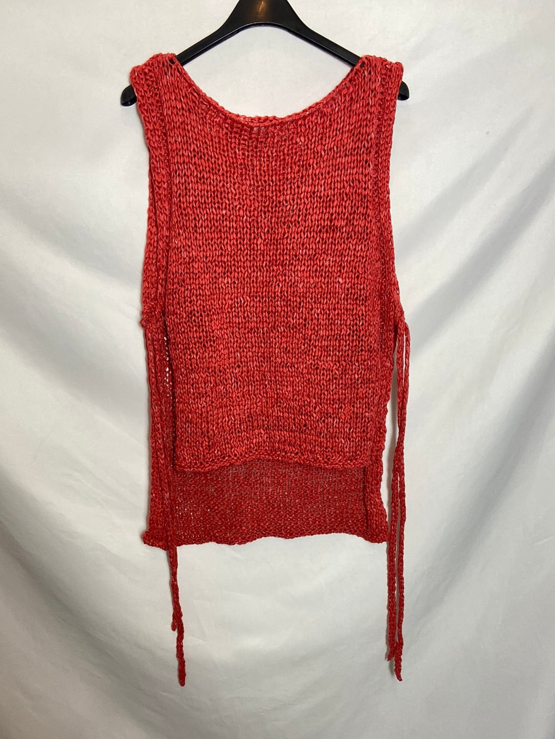 ZARA. Top punto naranja T.S