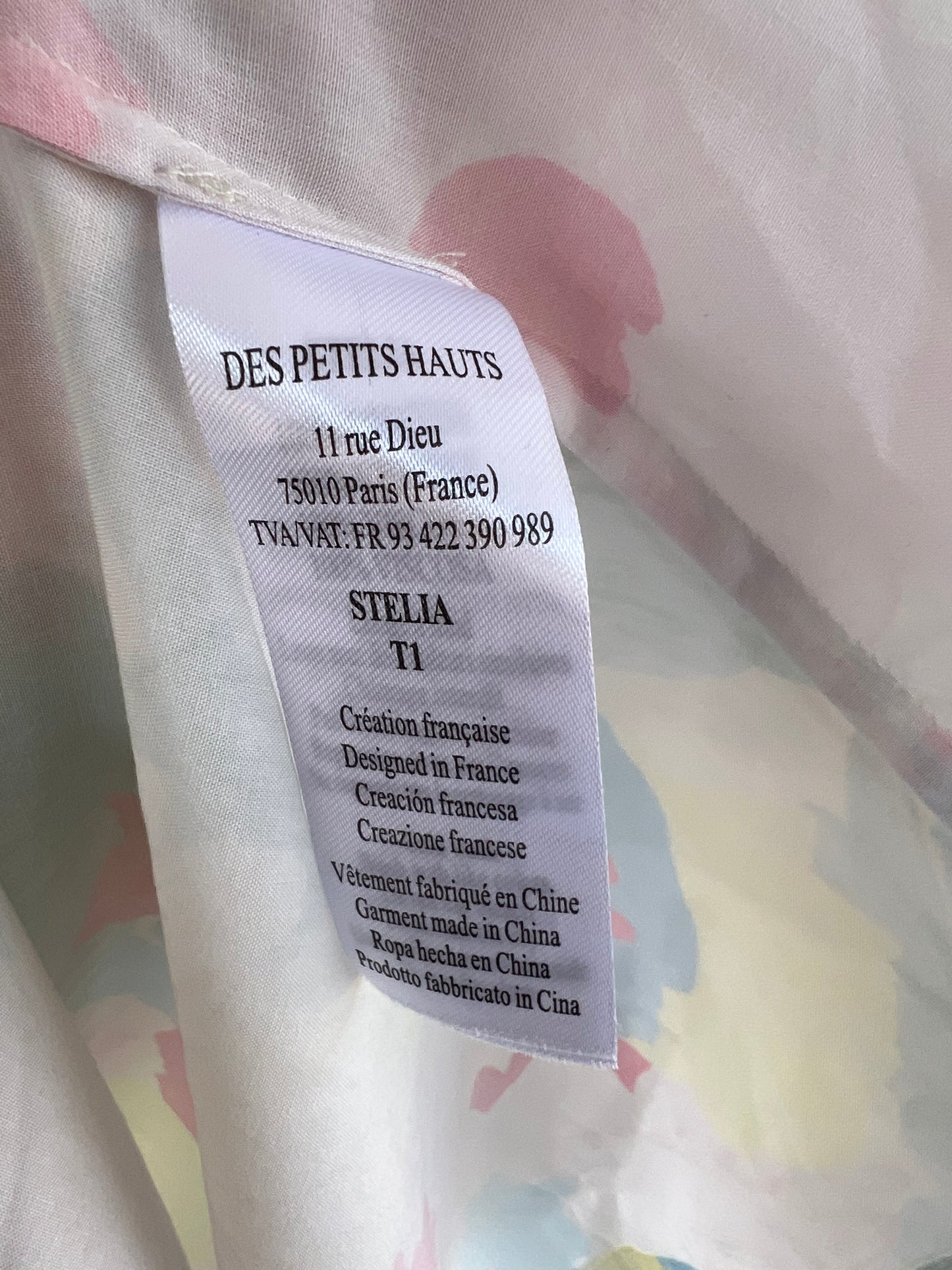 DES PETITS HAUTS. Falda midi abotonada colores T.s