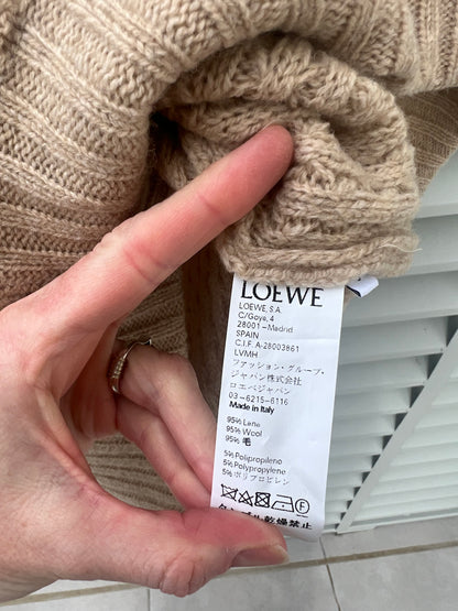 LOEWE. Jersey beige lana