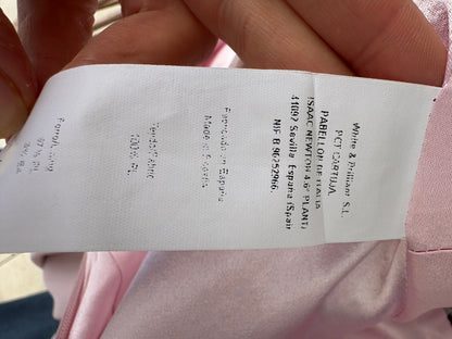 VICTORIA COLECCIÓN. Vestido rosa empolvado y gris