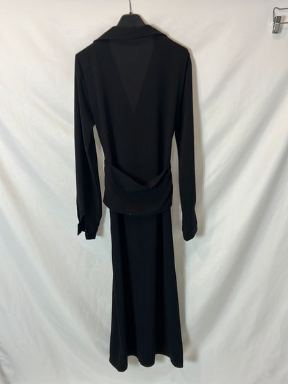 NAME THE BRAND. Black Ts bow dress