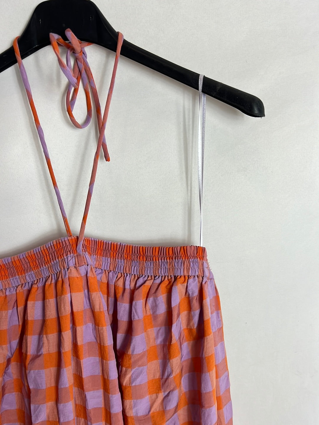 ZARA. Vestido cuadros. TXS