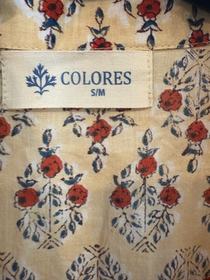COLORES. Blusa algodón estampada. T S/M