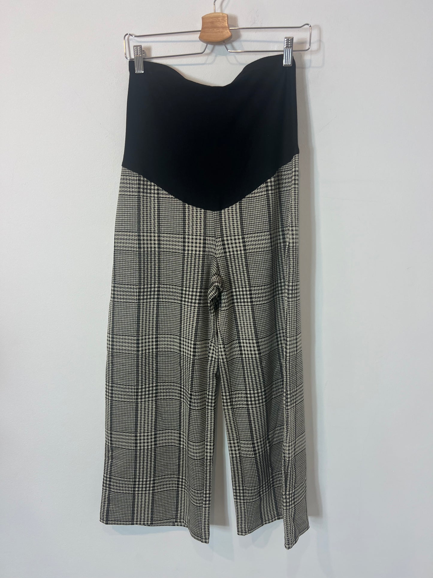 H&M. Pantalón culotte pata de gallo premamá. T S