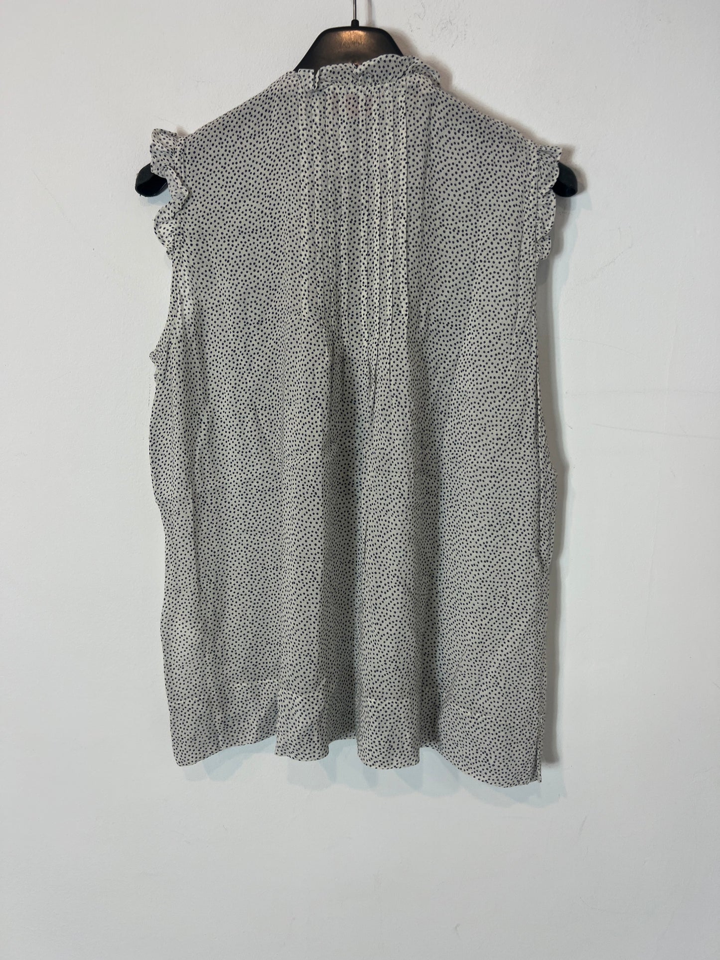 EL GANSO. Blusa fluida lunares. T L