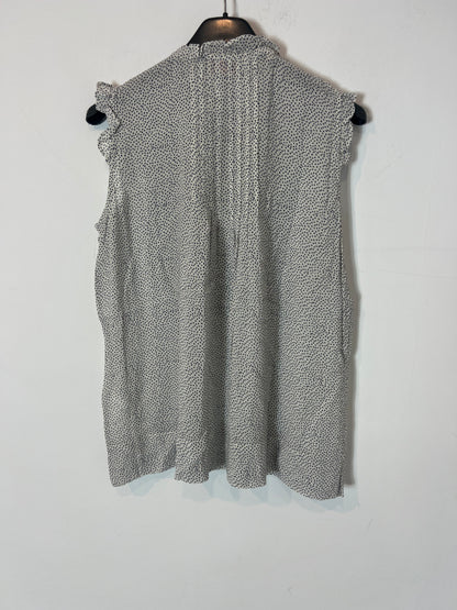 EL GANSO. Blusa fluida lunares. T L