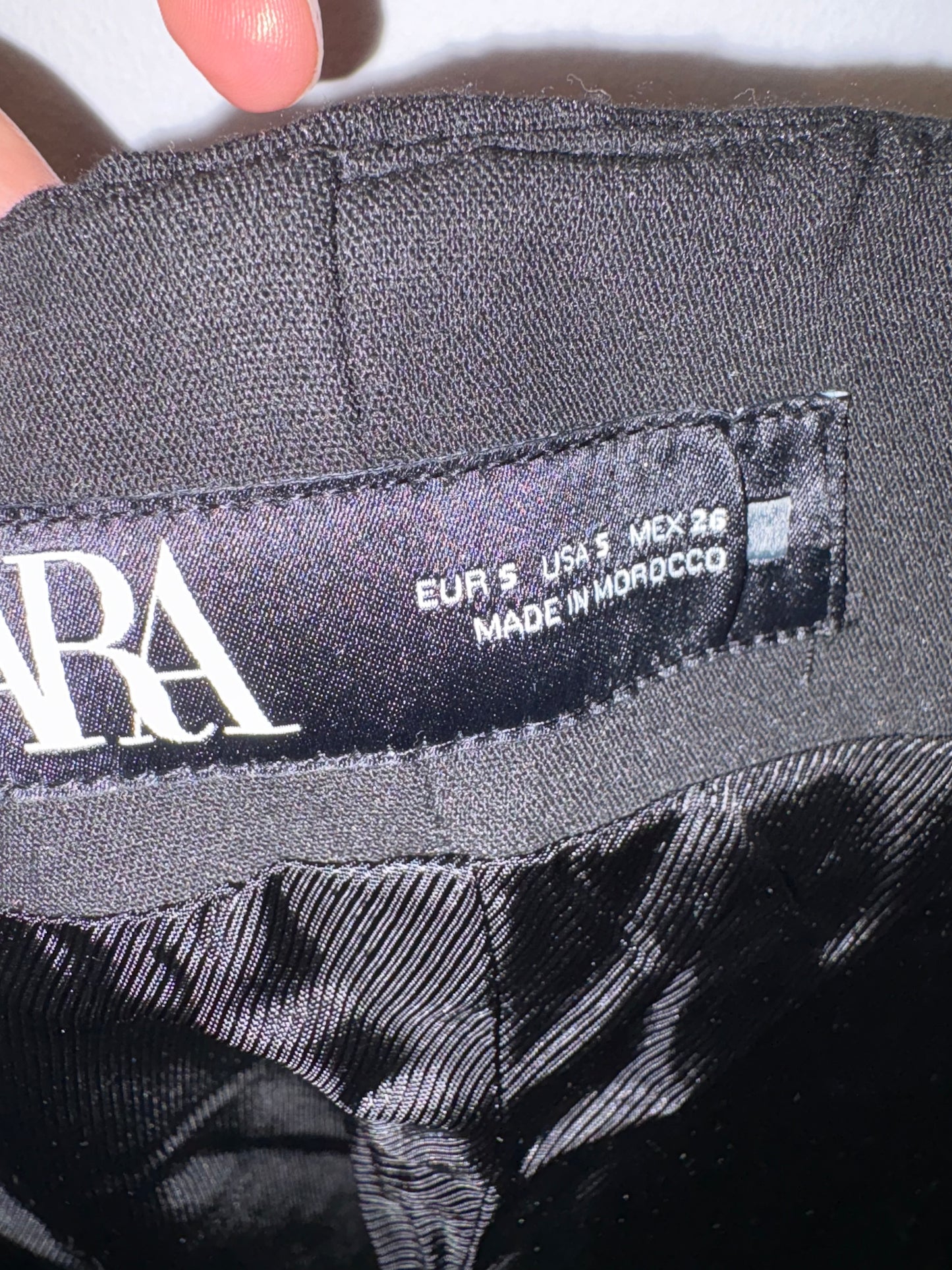 ZARA. Top palabra de honor detalles raso