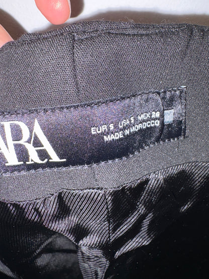 ZARA. Top palabra de honor detalles raso