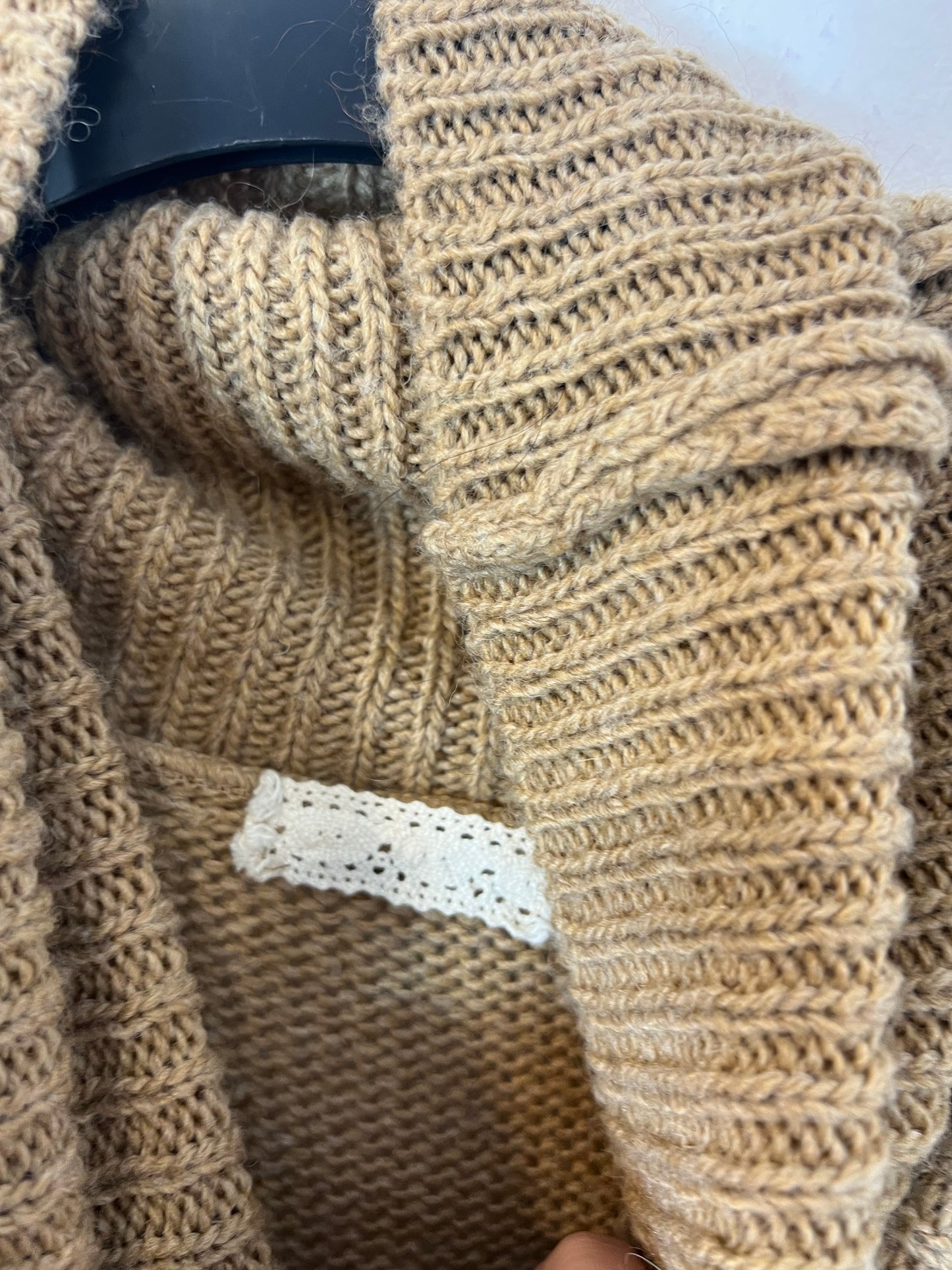 OTHER. Camel poncho with tassel detail. YOUR