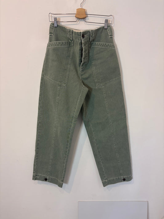 SOEUR. Denim verde agua abotonado