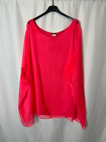 CALZEDONIA. Flowy pink Ts dress