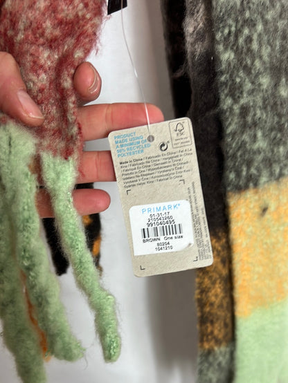 PRIMARK. Oversized plaid scarf