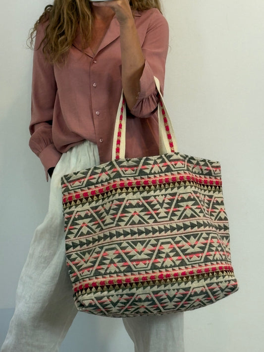 Bolsa maxi texturas