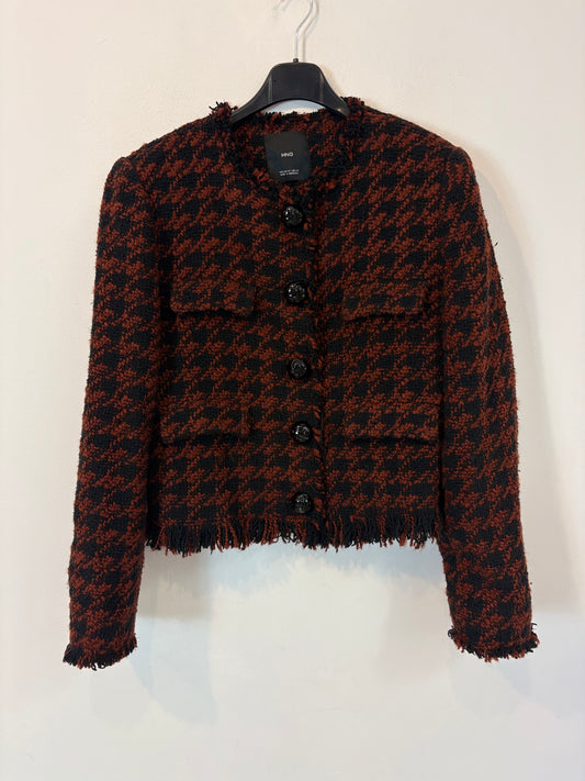 MANGO. Chaqueta tweed detalle botones
