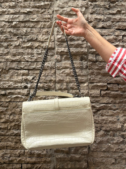 YVES SAINT LAURENT. Bolso collage large piel
