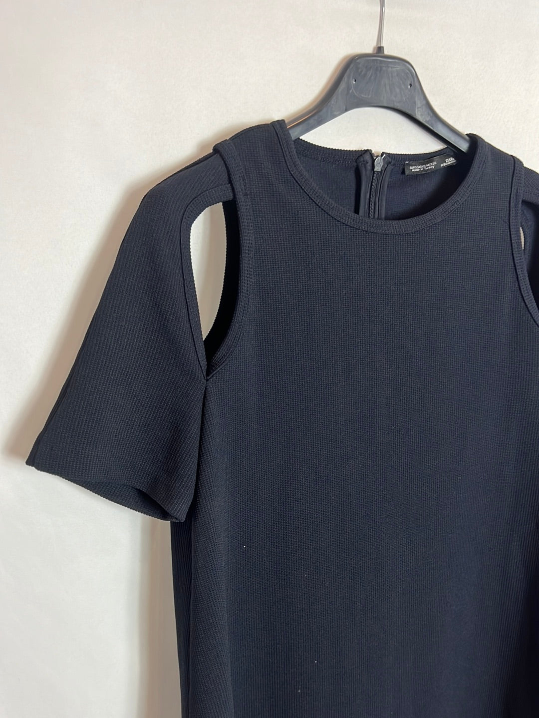 ZARA. Vestido azul cortó aperturas. T XS