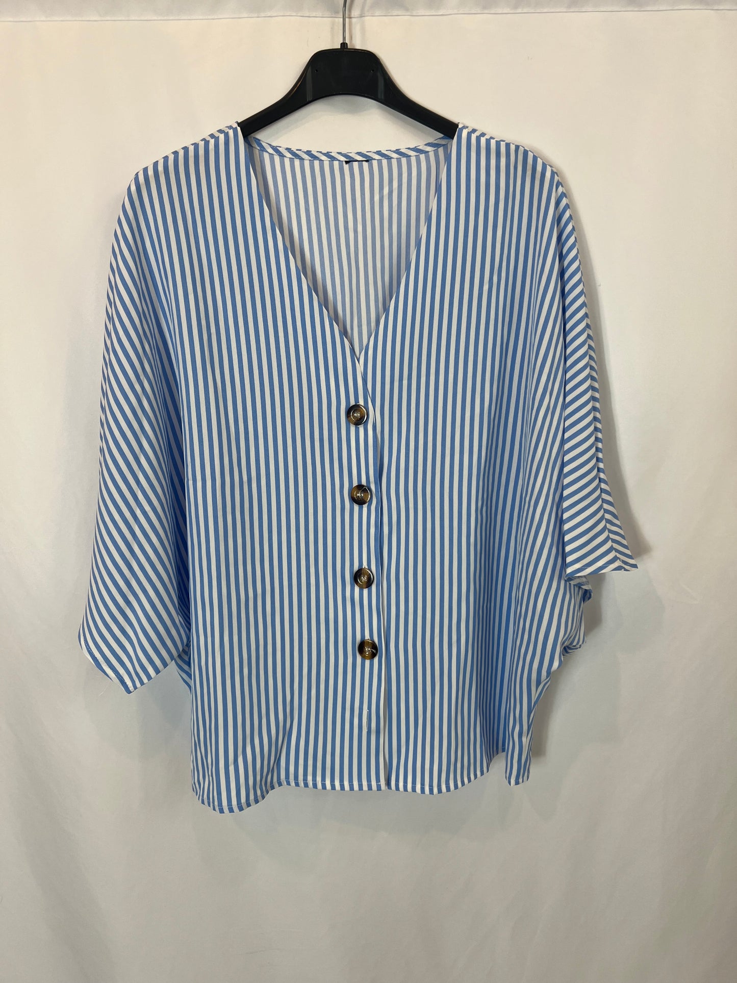 OTRAS. Blusa rayas fluida. T M