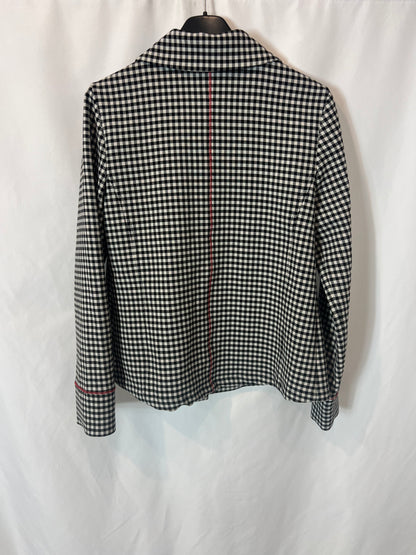 COLLECT. Chaqueta cuadros detalle bolsillos. T 38