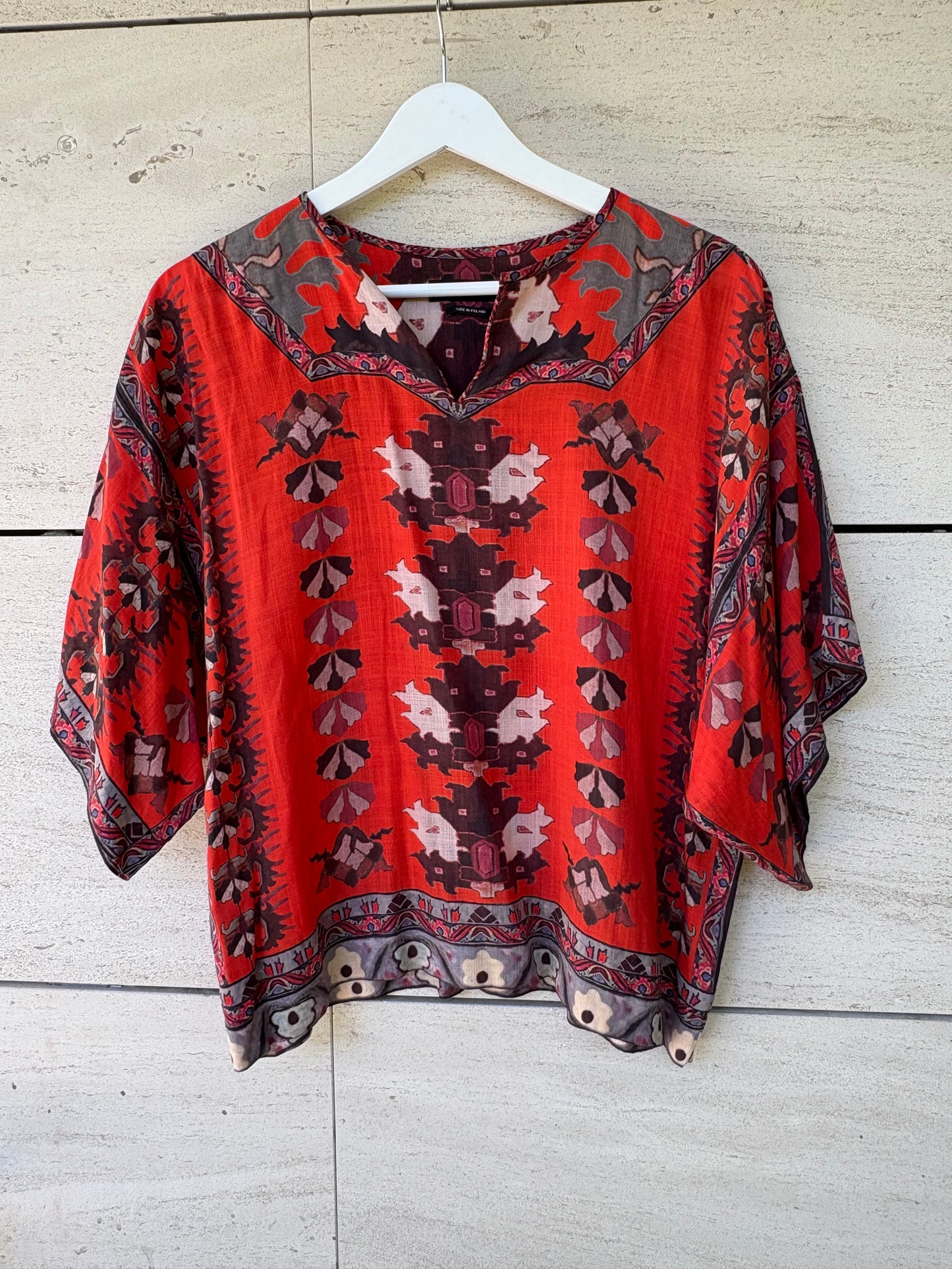 ISABEL MARANT. Black floral print jumpsuit. Size 36