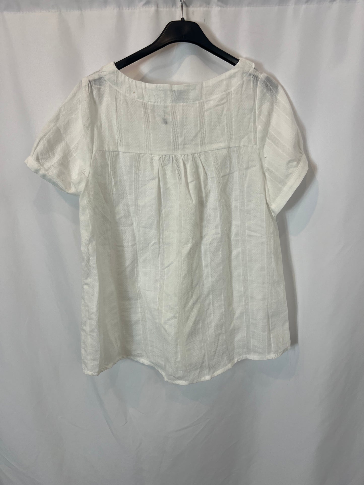 MAROGUA. Textured cotton blouse. TS