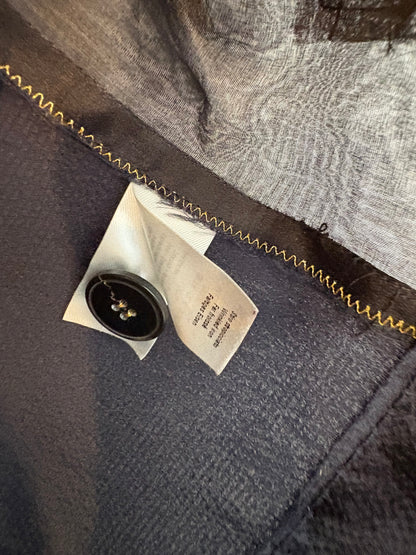 FORTE FORTE. Blue and black silk vest. Size 0 (XS/S)