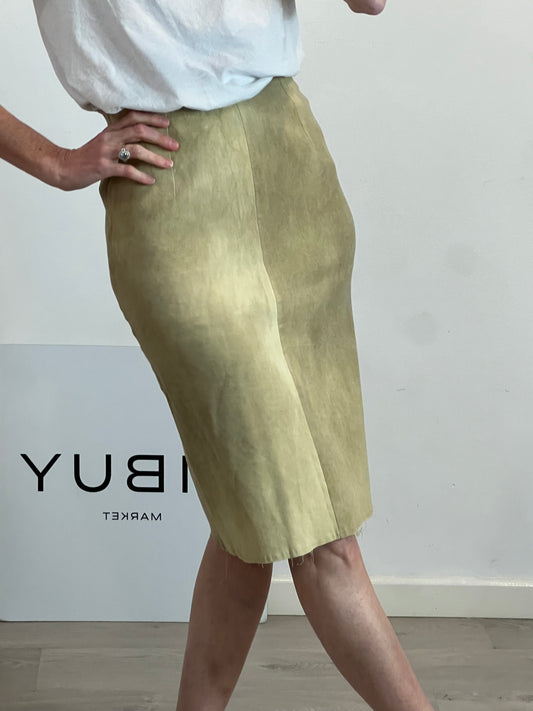 CORTANA. Falda midi elástica