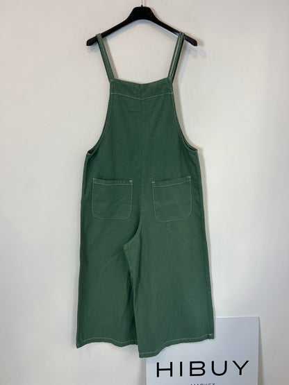 ZARA. Peto verde culotte costuras. T S