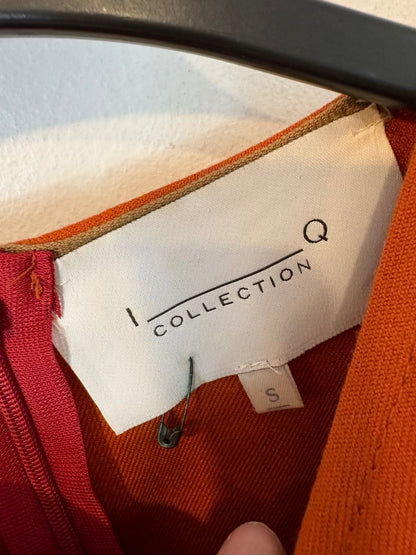 IQ COLLECTION. Vestido midi bicolor vuelo