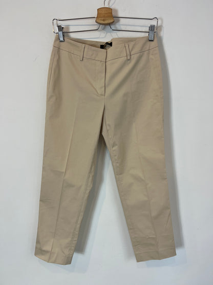MAxMARA. Pantalón beige pinza. T 36