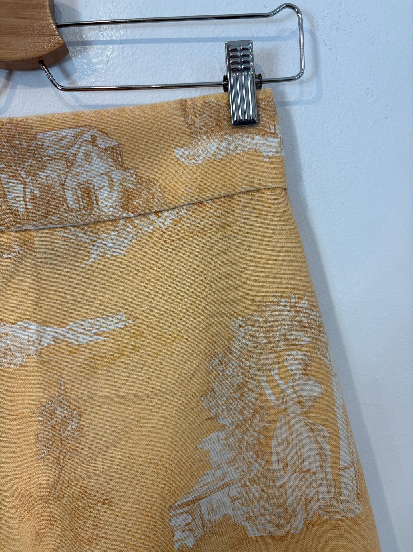 Falda midi estampada