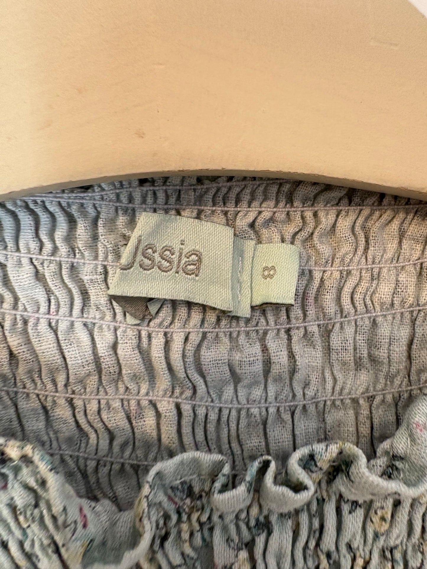 USSIA. Vestido nido de abeja detalle manga