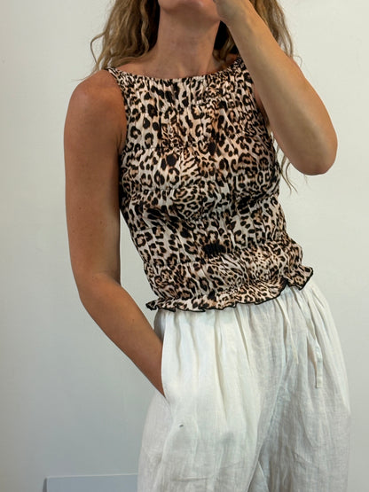 ODYSSEY. Brown swimsuit. TS