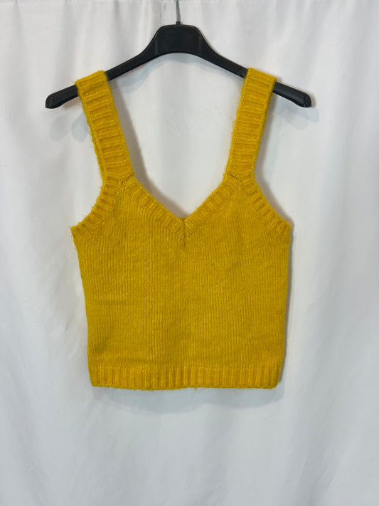OTHERS. Yellow knit top TU(M)