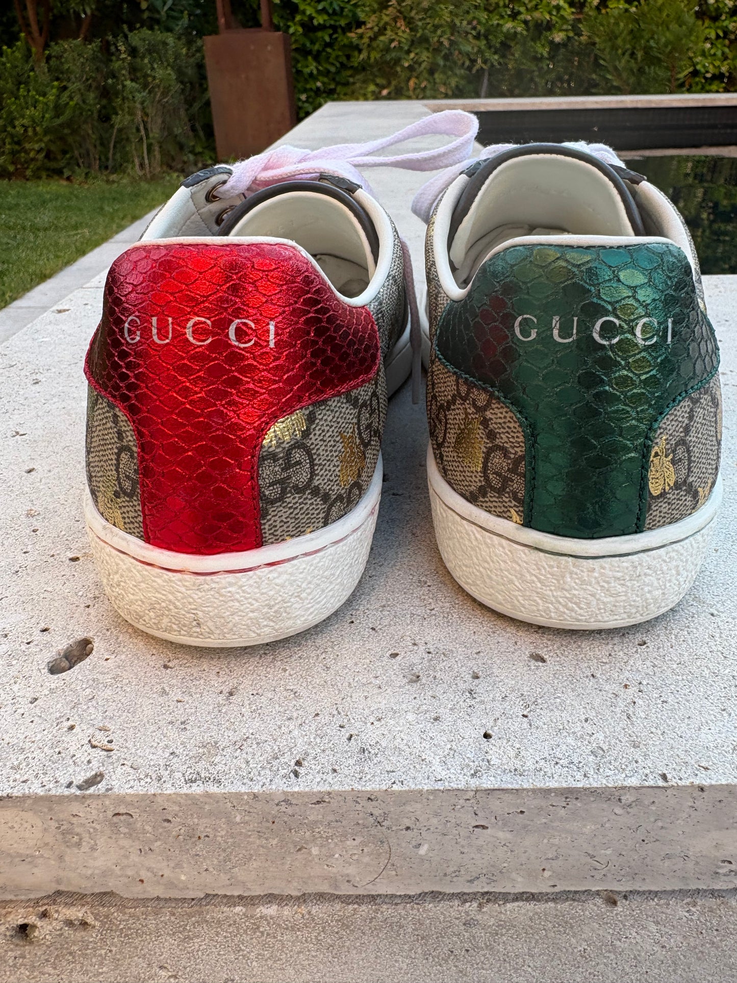 GUCCI. Zapatilla Gucci Ace con tribanda T 38
