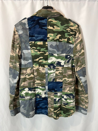 GAP. Chaqueta estampada bolsillos. T M